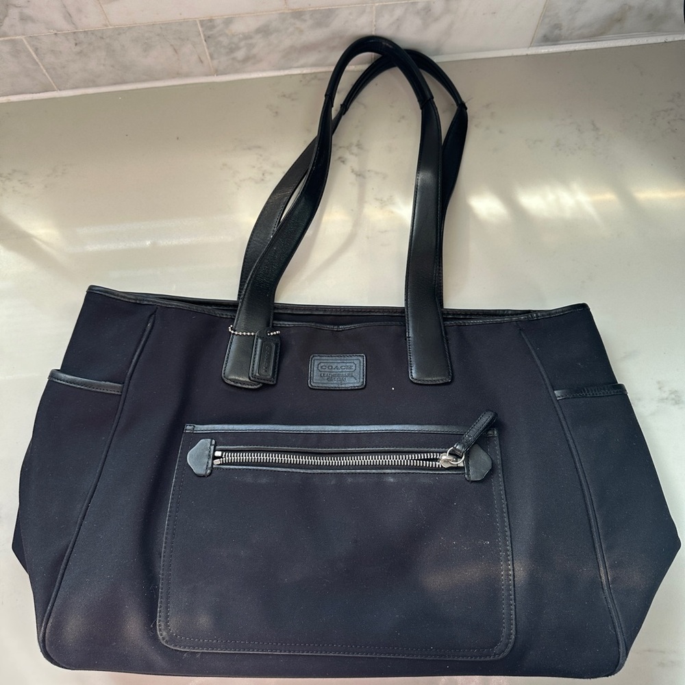 Vintage Coach Diaper or computer tote bag